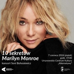 10 sekretów Marilyn Monroe | koncert Soni Bohosiewicz