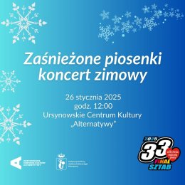 „Zaśnieżone piosenki” | koncert zimowy