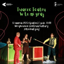 „W to mi graj” | spektakl muzyczny dla dzieci | zerówki i klasy I–III | Cykl: Twarze Teatru