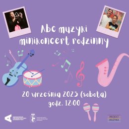 „Abc muzyki” | minikoncert rodzinny