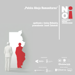 „Polska Akcja Humanitarna” | spotkanie z Janiną Ochojską | prowadzenie: Jacek Żakowski