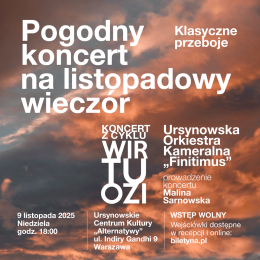 „Klasyczne przeboje” | pogodny koncert na listopadowy wieczór