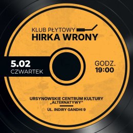 Klub Płytowy Hirka Wrony | spotkanie z muzyką w roli głównej