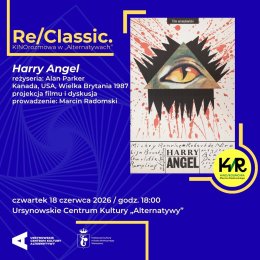 Re/Classic. KINOrozmowa w „Alternatywach” | „Harry Angel” | reżyseria: Alan Parker | Kanada, USA, Wielka Brytania 1987 | projekcja filmu i dyskusja |  prowadzenie: Marcin Radomski