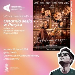 Wtorkowa KinoFaza | „Ostatnia sesja w Paryżu” | reżyseria: Rebecca Zlotowski | Francja 2026