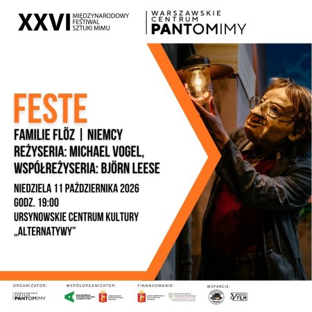 „Feste” | Familie Flöz | Niemcy | reżyseria: Michael Vogel, współreżyseria: Björn Leese | 26. Międzynarodowy Festiwal Sztuki Mimu