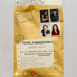 „[Tytuł przedstawienia]” | oryg. „[Title of Show]” | reżyseria: Marek Kałużyński | spektakl Kujawsko-Pomorskiego Teatru Muzycznego w Toruniu