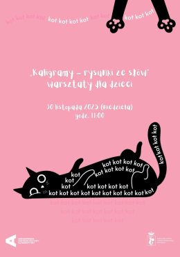 „Kaligramy – rysunki ze słów”| warsztaty dla dzieci